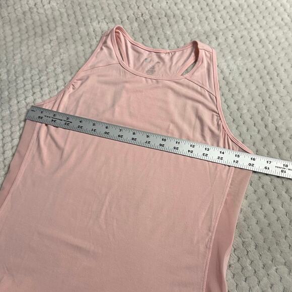 BuffBunny Tank Top Women's Small Pink Racerback Curved Hem Scoop Neck Athletic - Picture 4 of 5